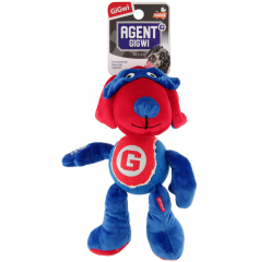 Игрушка GIGWI Собака с пищалкой, 28 см