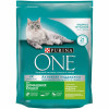 Корм Purina ONE для домашних кошек и котов, с индейкой и цельными злаками, 200 г