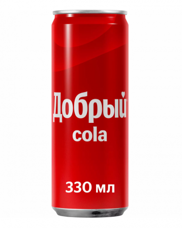 Газированный напиток Добрый Кола 0,33л