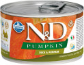 Влажный корм Farmina N&D Dog Pumpkin Duck & Pumpkin Mini консервы для собак мелких пород Утка с тыквой 140гр