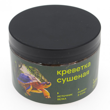 AQUA CRYSTAL Креветка сушеная 2-3см банка 150мл/25гр