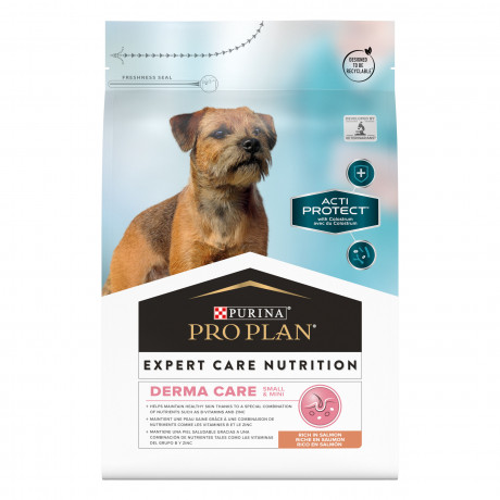 Корм Purina Pro Plan Acti-Prot для собак мелких пород с чувствительной кожей, лосось, 3кг
