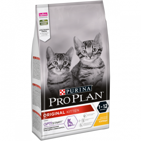 Корм Purina PRO PLAN HEALTHY START для котят с курицей 1,5 кг
